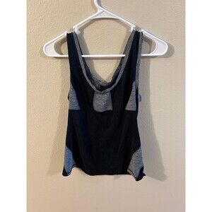 Lululemon Recharge Women’s Size 6/8 Tank Top Black/Gray Workout Shirt